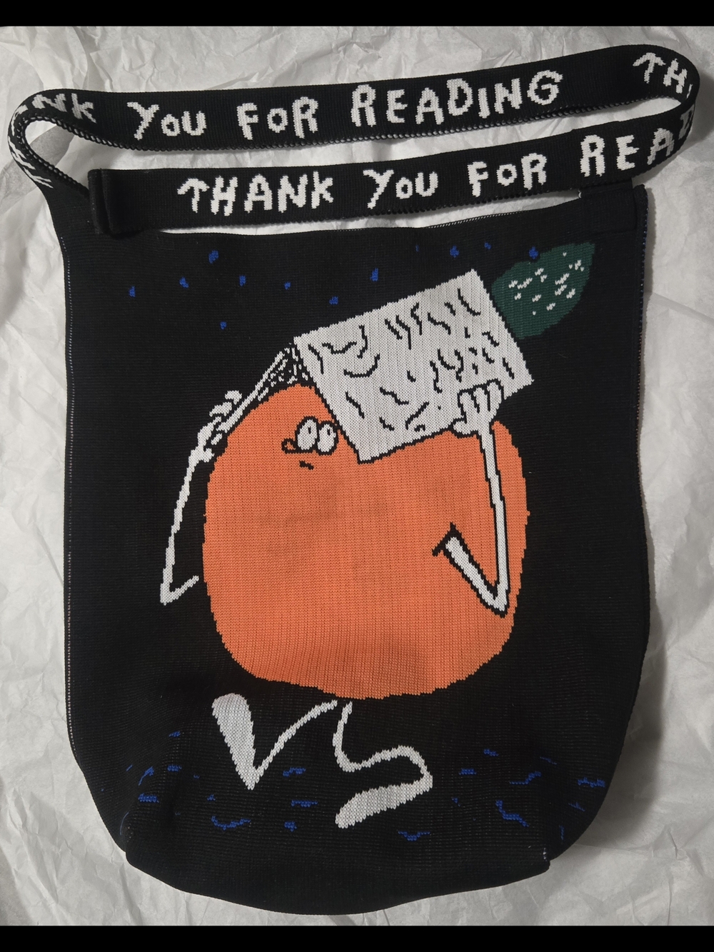 KNT365 Stefan Marx Fourty Artist Edition Thank You For Reading Shoulder Bag